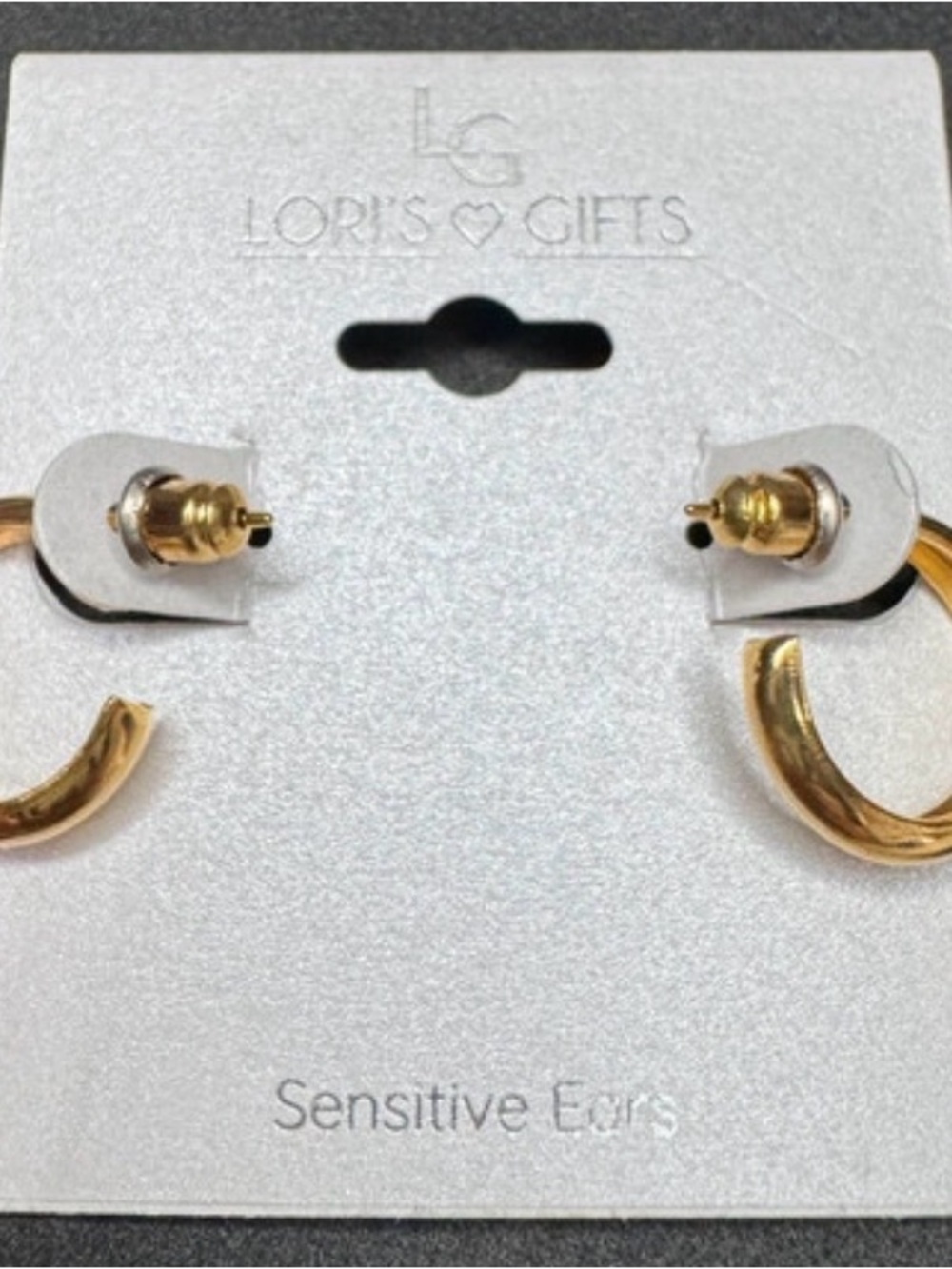 LG Gold Half Hoop Earrings